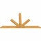 Ekena Millwork Saratoga Rough Sawn Timber Gable Bracket, Western Red Cedar, 96"W x 52"H x 2"D x 6"F, 13/12 Pitch GBW096X52X0206SAR00RWR - alternate 3